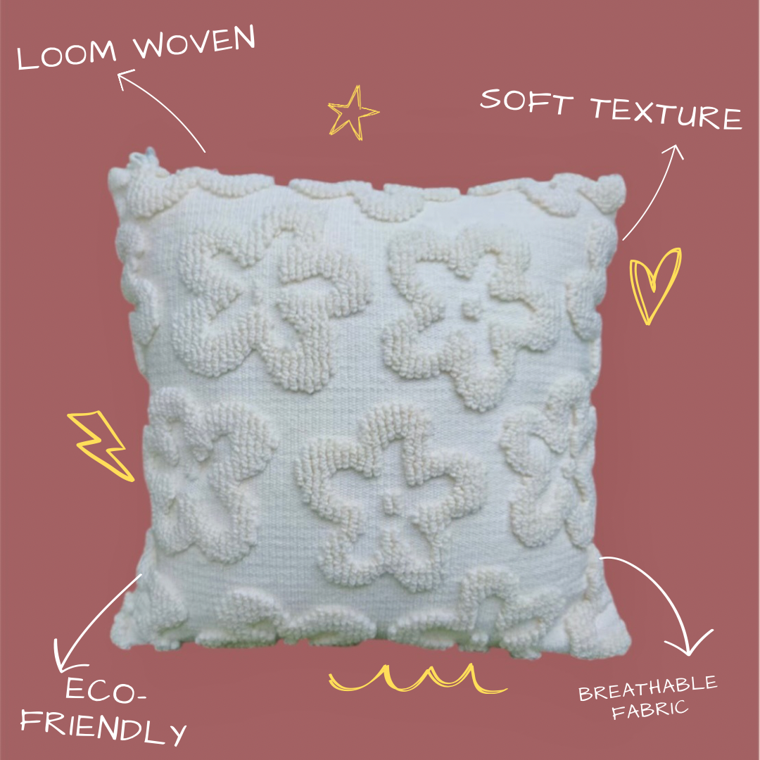 Loomwork Cushion Cover 16 X 16 inch( 40 cm X 40 cm)