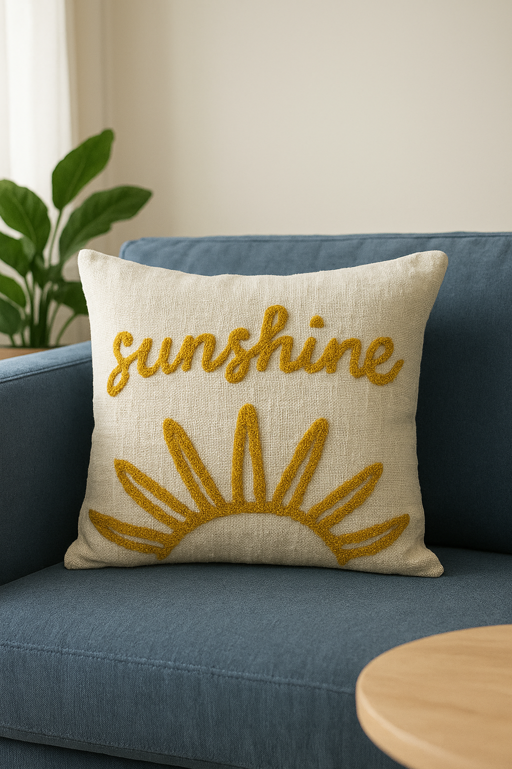 Hello Sunshine Cushion Cover 16 inch X 16 inch
