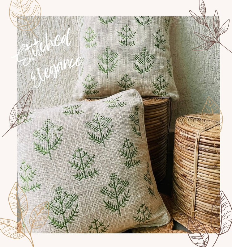 Embroidered Cushion Covers