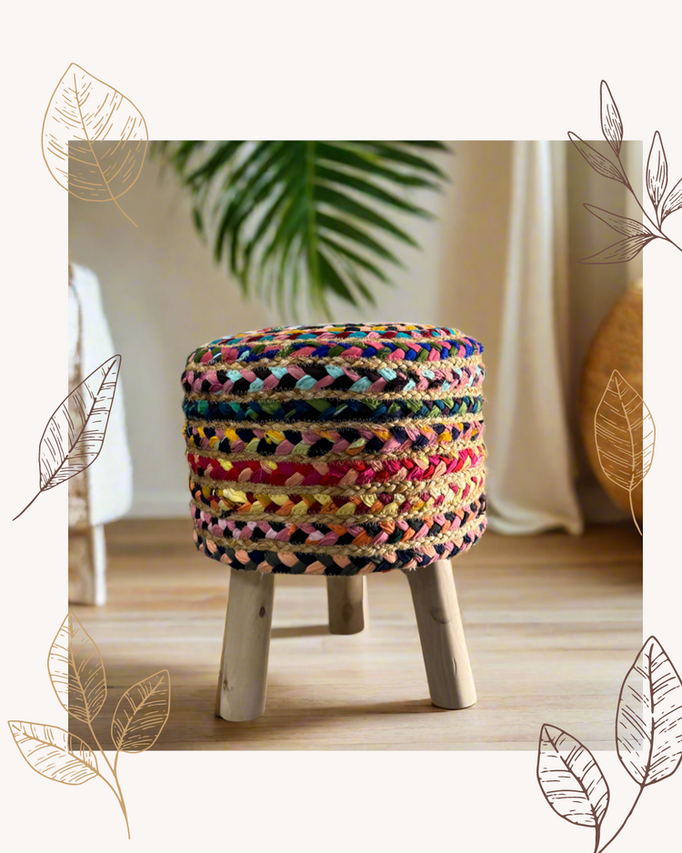 Ottoman stools and poufs