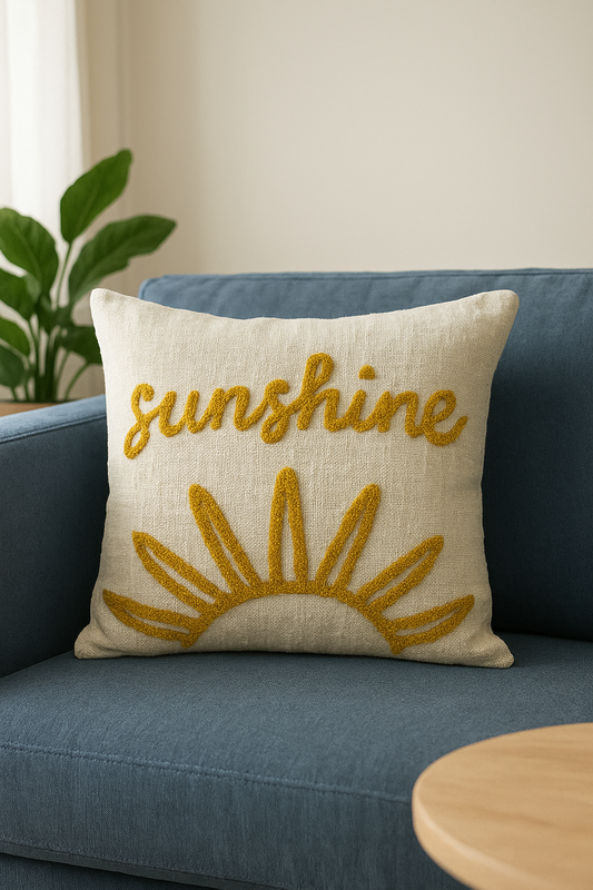 Hello Sunshine Cushion Cover 16 inch X 16 inch