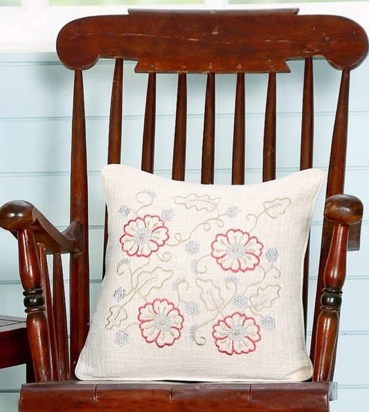 Embroidered Cushion Cover