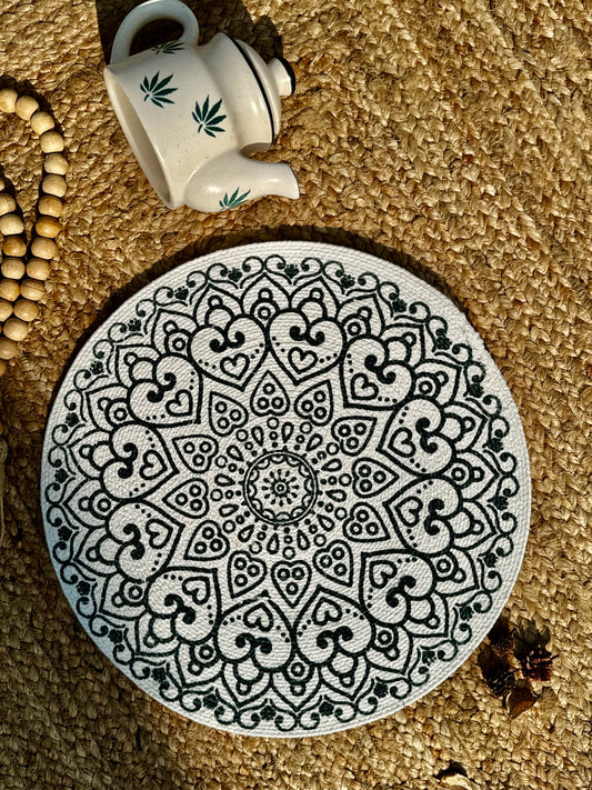 Mandala printed placemat